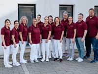 Zeigt das Praxisteam der Hausarztpraxis Böhmenkirch.
